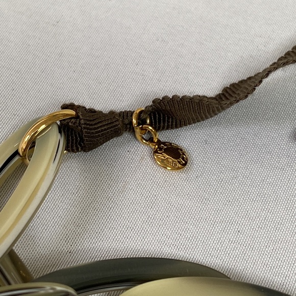 Long gray beige tone J Crew link necklace - Picture 6 of 7